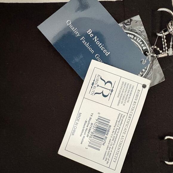 Robin Ruth Texas Crossbody Bag Black & White Cowboy Horse Graphic Travel Purse - Picture 6 of 8